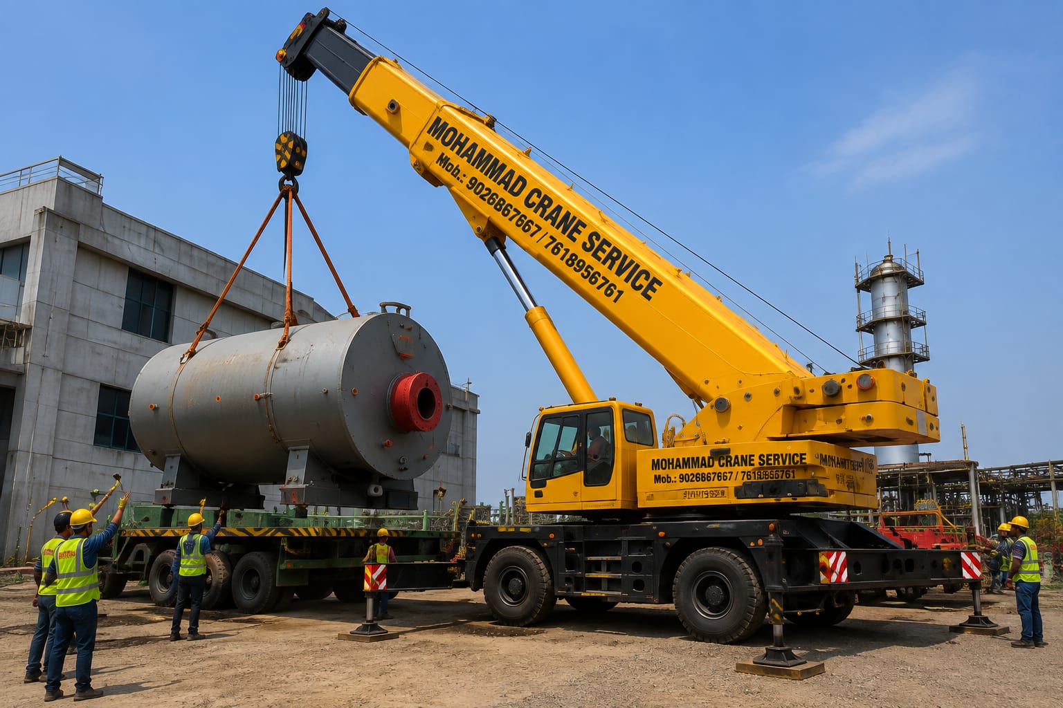 24/7 emergency crane service