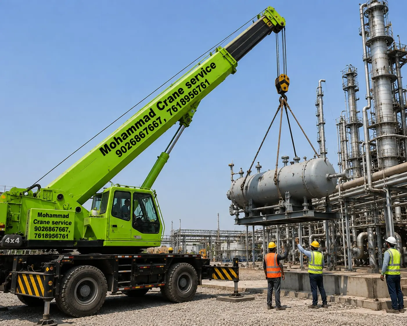 Industrial lifting service